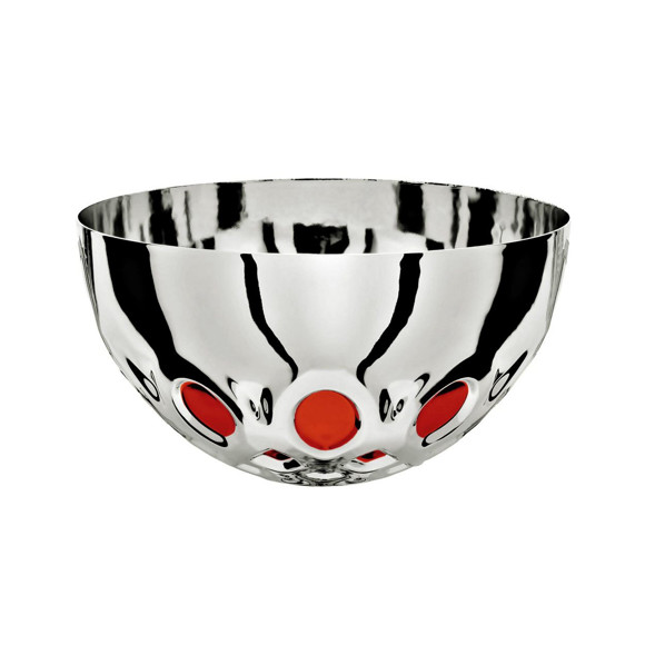 Immagine di MEZZA SFERA INTRECCIATA SILVER-RED D. 160