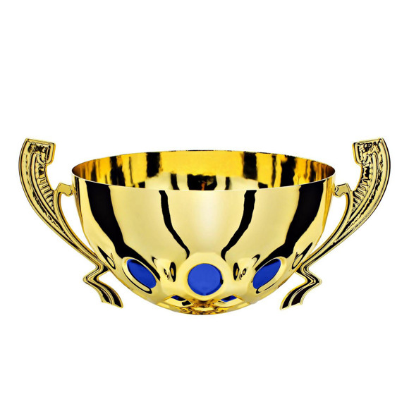 Immagine di MEZZA SFERA INTRECCIATA GOLD-BLUE D. 180 LINEARE
