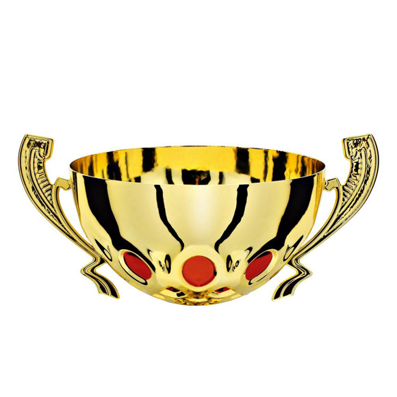 Immagine di MEZZA SFERA INTRECCIATA GOLD-RED D. 160 LINEARE