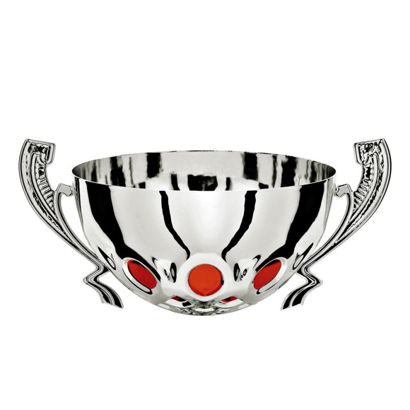 Immagine di MEZZA SFERA INTRECCIATA SILVER-RED D. 140 LINEARE