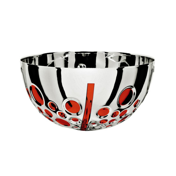 Immagine di MEZZA SFERA LUNA SILVER-RED D. 100