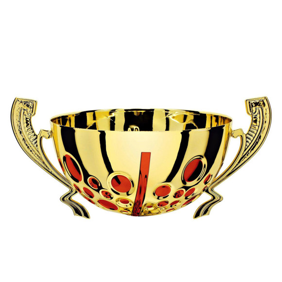 Immagine di MEZZA SFERA LUNA GOLD-RED D. 180 LINEARE