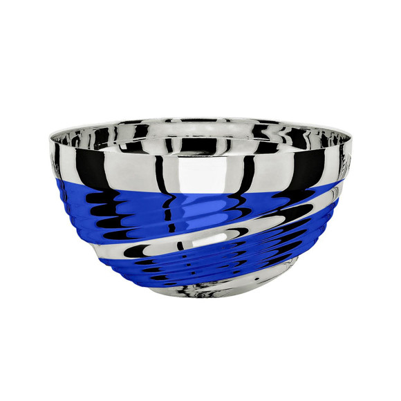 Immagine di MEZZA SFERA BASSA FILETTATA SILVER-BLUE D. 160