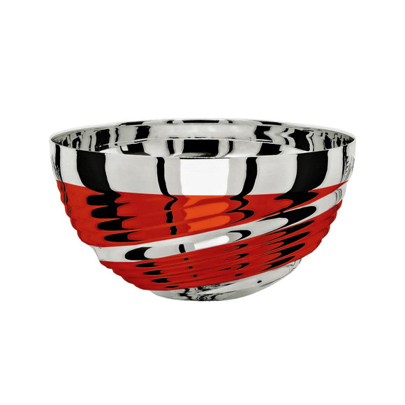 Immagine di MEZZA SFERA BASSA FILETTATA SILVER-RED D. 090