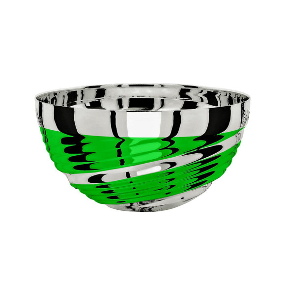 Immagine di MEZZA SFERA BASSA FILETTATA SILVER-GREEN D. 070 