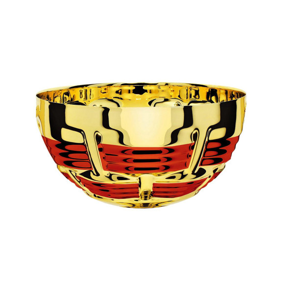 Immagine di MEZZA SFERA CESTINO GOLD-RED D. 090