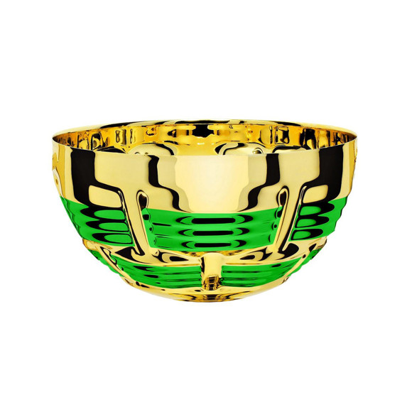 Immagine di MEZZA SFERA CESTINO GOLD-GREEN D. 090