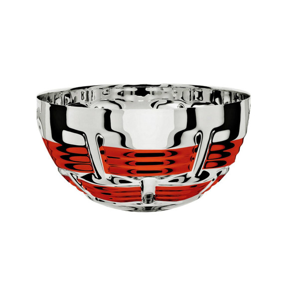 Immagine di MEZZA SFERA CESTINO SILVER-RED D. 160
