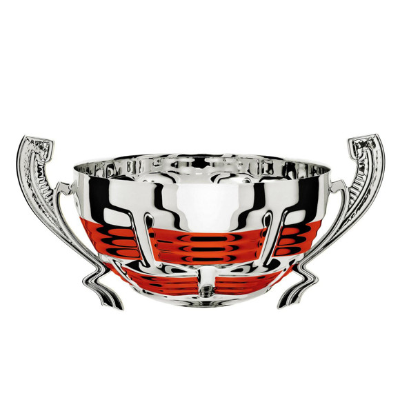 Immagine di MEZZA SFERA CESTINO SILVER-RED D. 120 LINEARE