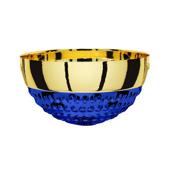 Immagine di MEZZA SFERA PERLA GOLD-BLUE D. 180