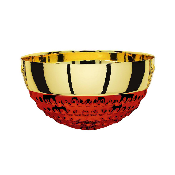 Immagine di MEZZA SFERA PERLA GOLD-RED D. 080 