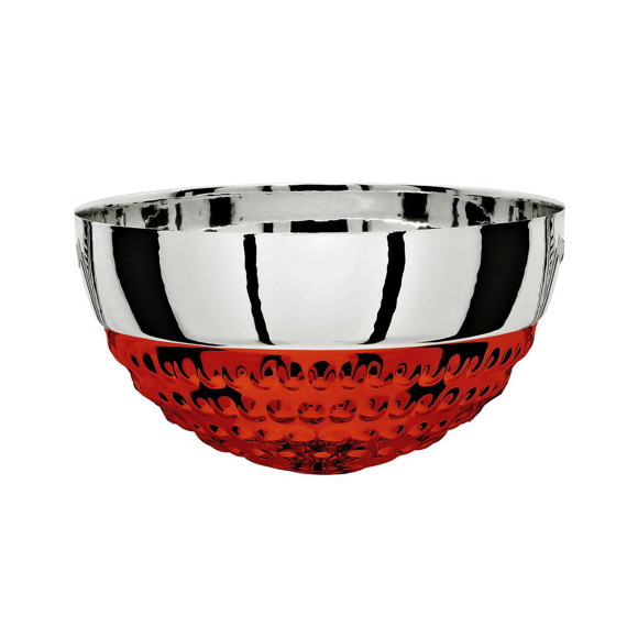 Immagine di MEZZA SFERA PERLA SILVER-RED D. 160