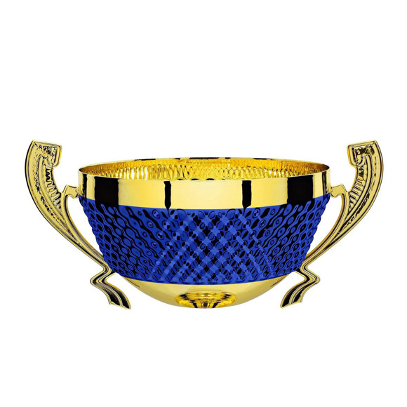 Immagine di MEZZA SFERA PALLINI GOLD-BLUE D. 180 LINEARE