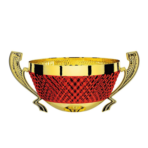 Immagine di MEZZA SFERA PALLINI GOLD-RED D. 100 LINEARE