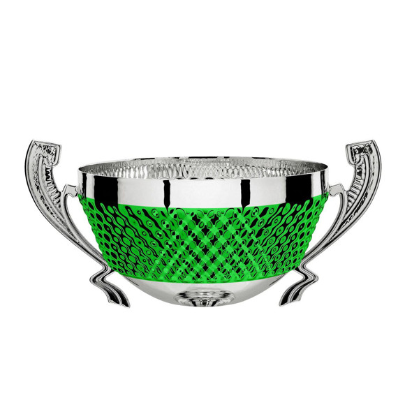 Immagine di MEZZA SFERA PALLINI SILVER-GREEN D. 180 LINEARE
