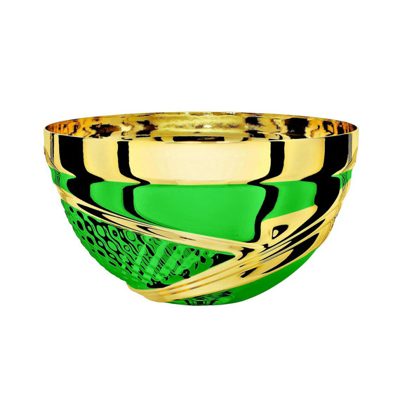Immagine di MEZZA SFERA BERRETTO GOLD-GREEN D. 100