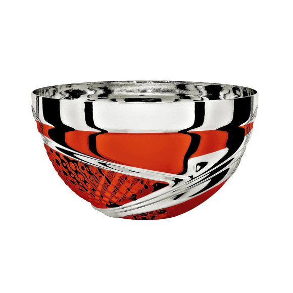 Immagine di MEZZA SFERA BERRETTO SILVER-RED D. 100