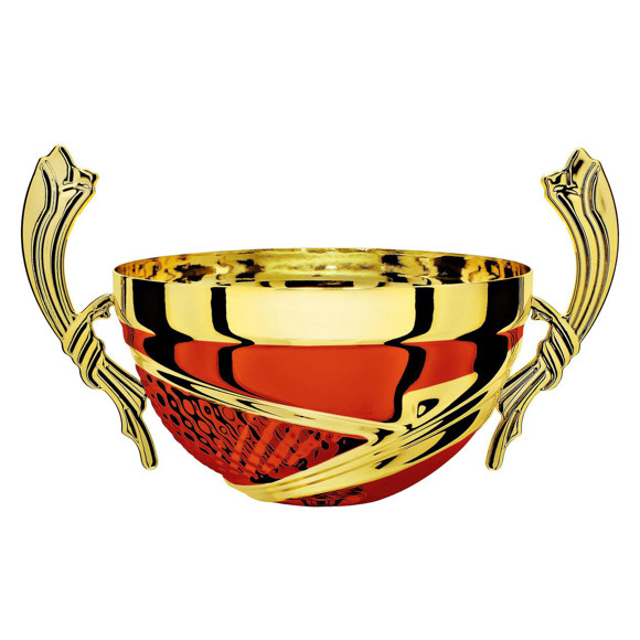 Immagine di MEZZA SFERA BERRETTO GOLD-RED D. 100 CORNUCOPIA