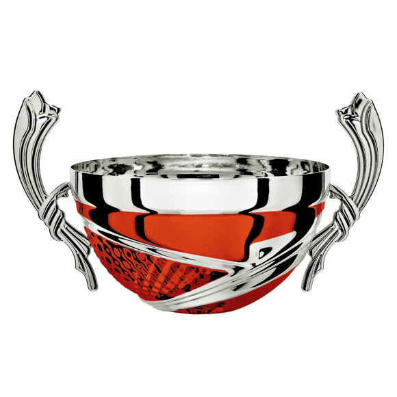 Immagine di MEZZA SFERA BERRETTO SILVER-RED D. 180 CORNUCOPIA