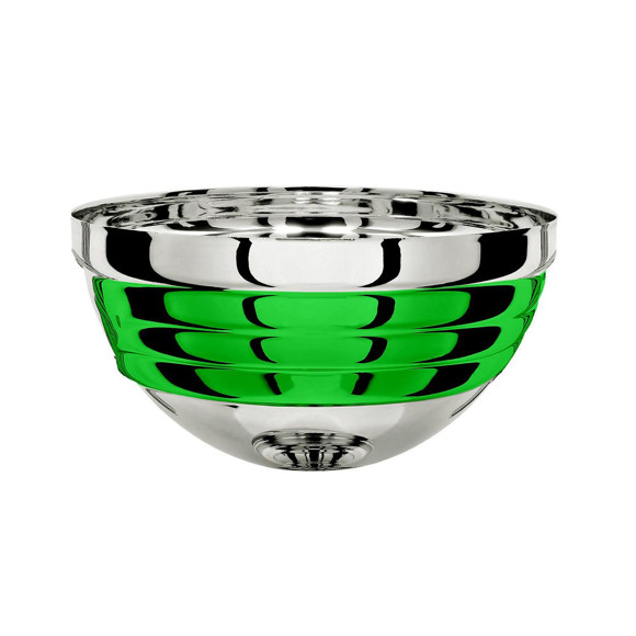 Immagine di MEZZA SFERA BAVAGLIO SILVER-GREEN D. 080