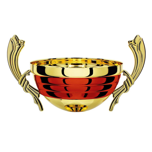 Immagine di MEZZA SFERA BAVAGLIO GOLD-RED D. 180 CORNUCOPIA