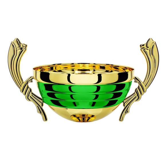 Immagine di MEZZA SFERA BAVAGLIO GOLD-GREEN D. 100 CORNUCOPIA