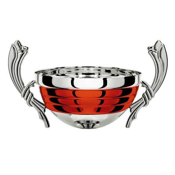 Immagine di MEZZA SFERA BAVAGLIO SILVER-RED D. 120 CORNUCOPIA