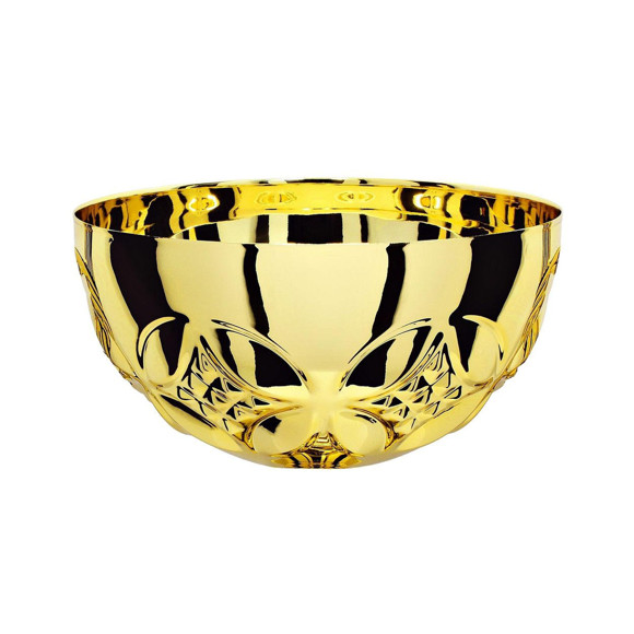 Immagine di MEZZA SFERA FARFALLA GOLD D. 100