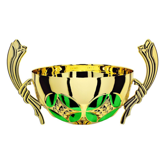 Immagine di MEZZA SFERA FARFALLA GOLD-GREEN D. 180 CORNUCOPIA