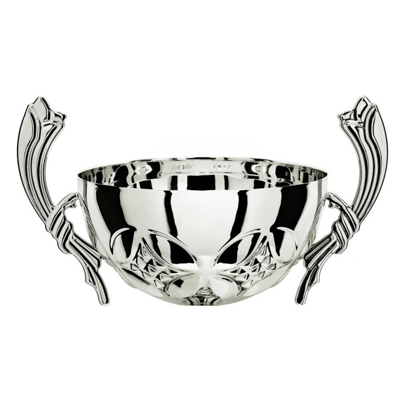 Immagine di MEZZA SFERA FARFALLA SILVER D. 180 CORNUCOPIA