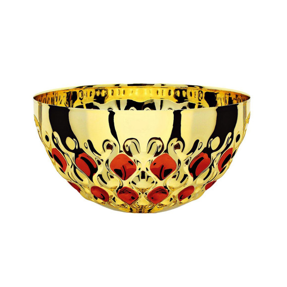 Immagine di MEZZA SFERA CLESSIDRA GOLD-RED D. 120