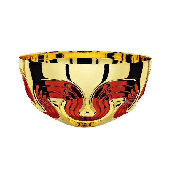 Immagine di MEZZA SFERA PISTA GOLD-RED D. 090