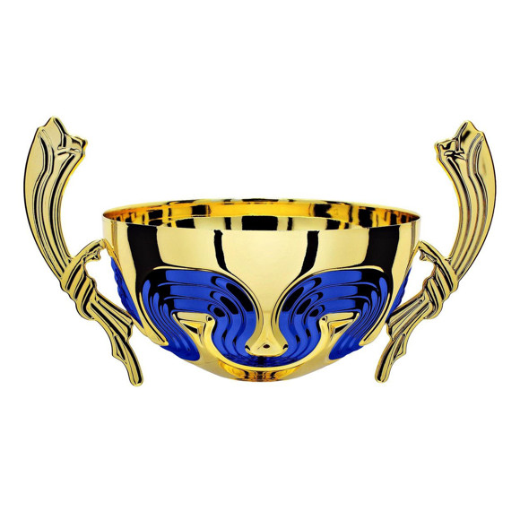 Immagine di MEZZA SFERA PISTA GOLD-BLUE D. 100 CORNUCOPIA