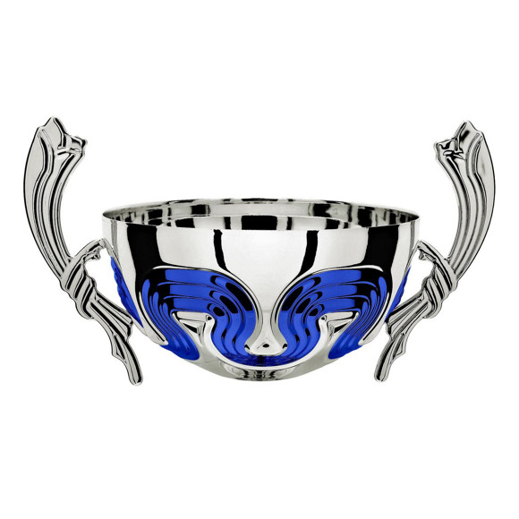 Immagine di MEZZA SFERA PISTA SILVER-BLUE D. 120 CORNUCOPIA