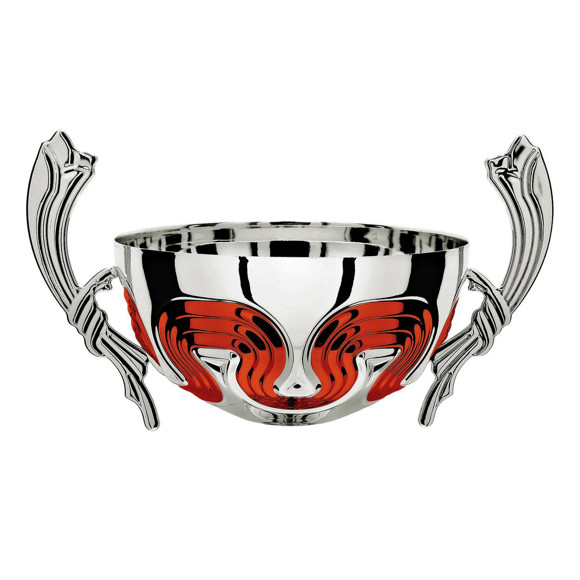 Immagine di MEZZA SFERA PISTA SILVER-RED D. 100 CORNUCOPIA