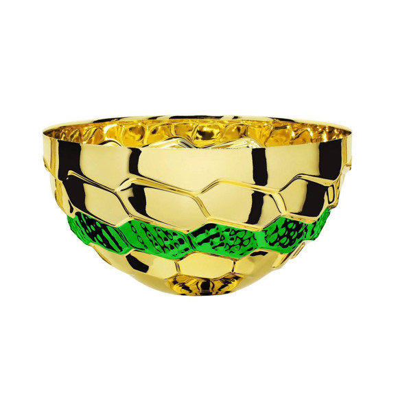 Immagine di MEZZA SFERA GALANA GOLD-GREEN D. 090