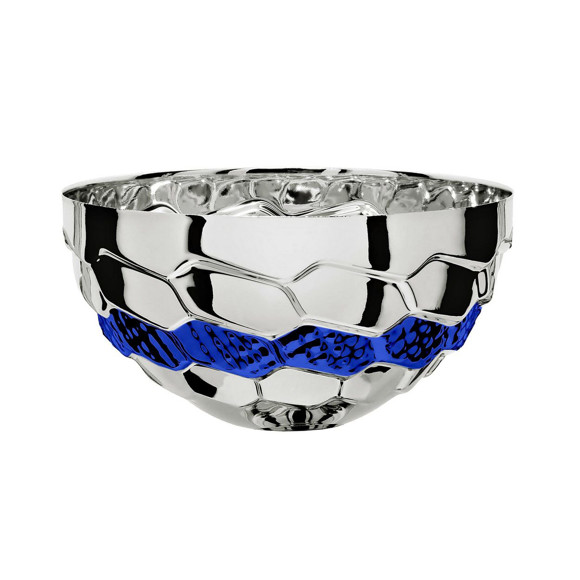 Immagine di MEZZA SFERA GALANA SILVER-BLUE D. 090