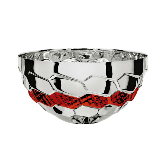 Immagine di MEZZA SFERA GALANA SILVER-RED D. 090