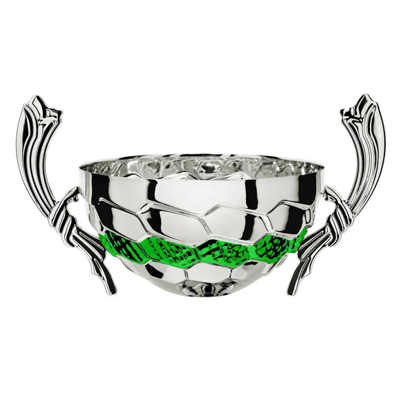 Immagine di MEZZA SFERA GALANA SILVER-GREEN D. 160 CORNUCOPIA