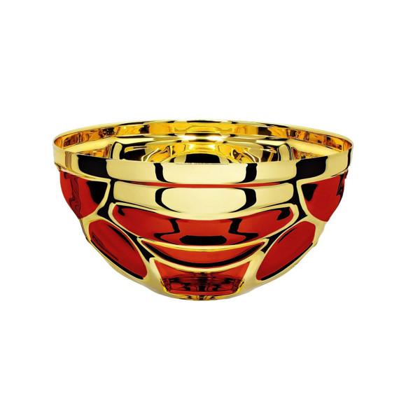 Immagine di MEZZA SFERA PAPERINO GOLD-RED D. 090