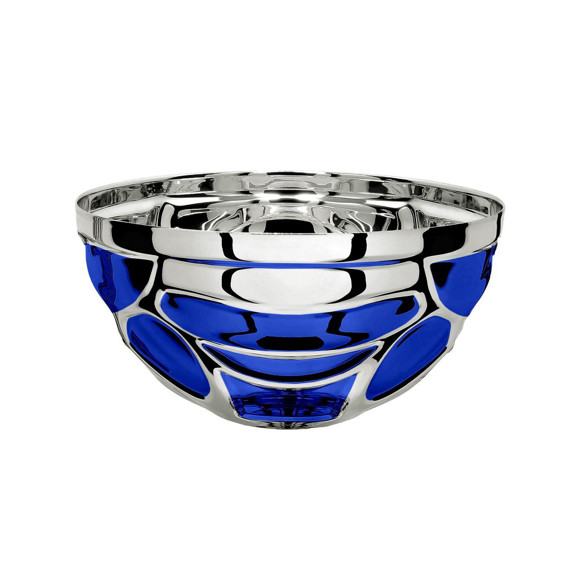 Immagine di MEZZA SFERA PAPERINO SILVER-BLUE D. 140