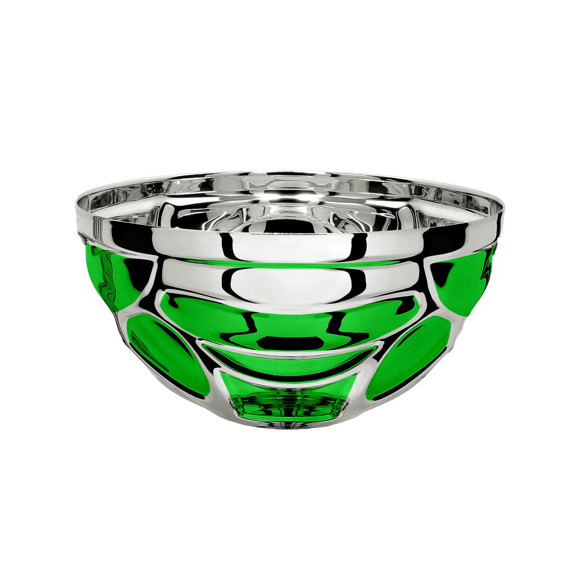 Immagine di MEZZA SFERA PAPERINO SILVER-GREEN D. 100