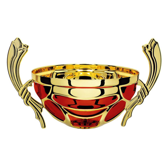 Immagine di MEZZA SFERA PAPERINO GOLD-RED D. 100 CORNUCOPIA