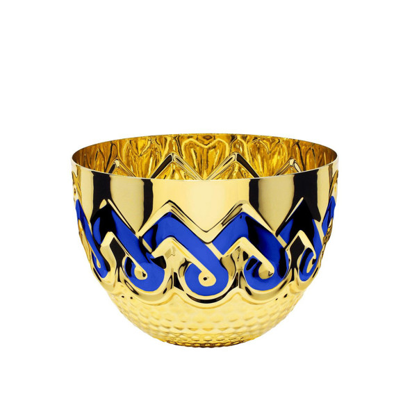 Immagine di 3/4 FIOCCO GOLD-BLUE D. 160