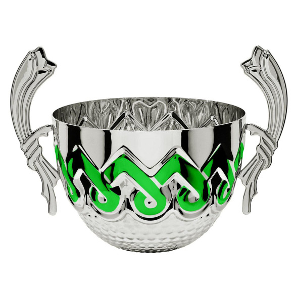 Immagine di 3/4 FIOCCO SILVER-GREEN D. 140 CORNUCOPIA