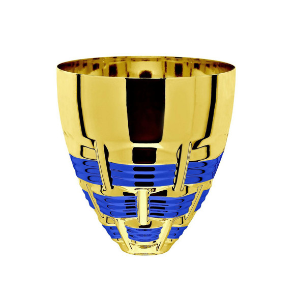 Immagine di CONO CESTINO_02 GOLD-BLUE D. 240