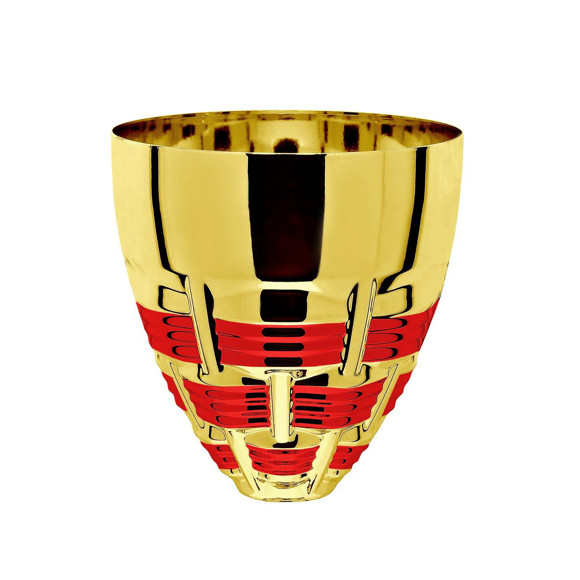 Immagine di CONO CESTINO_02 GOLD-RED D. 220