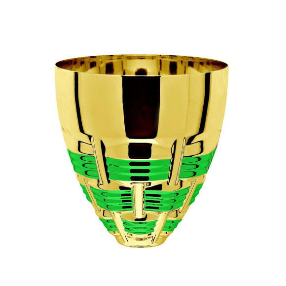 Immagine di CONO CESTINO_02 GOLD-GREEN D. 160