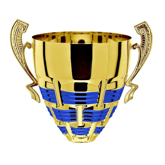 Immagine di CONO CESTINO_02 GOLD-BLUE D. 180 LINEARE