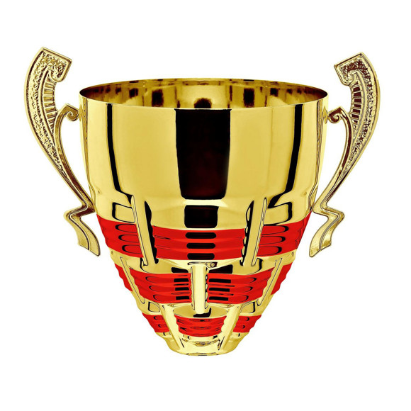 Immagine di CONO CESTINO_02 GOLD-RED D. 140 LINEARE